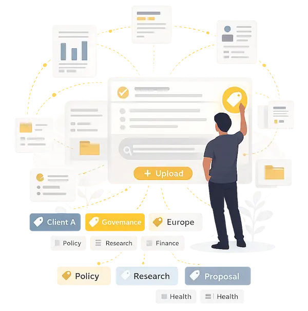 Indexing and organising document knowledge